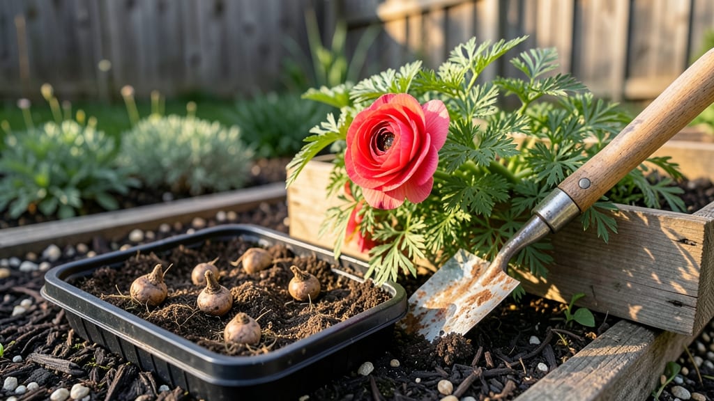 Fall Planted Ranunculus: Bold Striped Blooms That Defy Frost