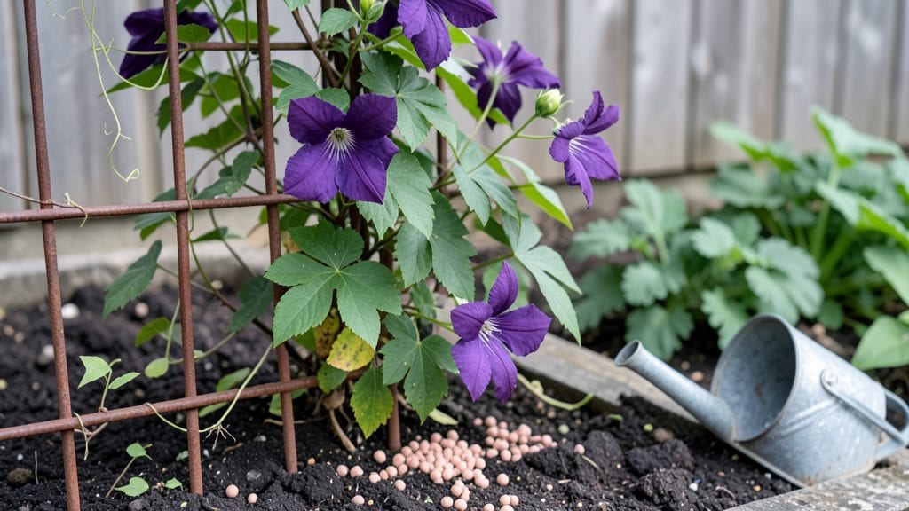 Feeding Clematis Plants: Seasonal Nutrient Schedule for Nonstop Blooms
