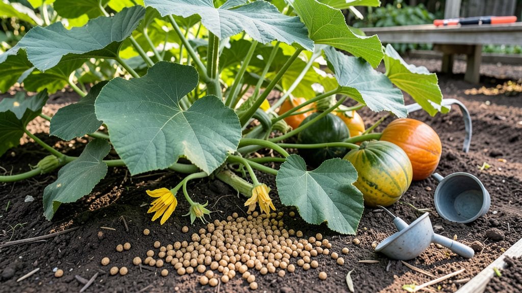 Fertilizing Pumpkin Plants: Soil pH and Nutrient Timing for Monster Vines