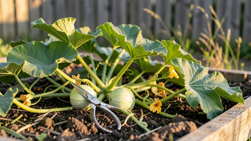 How to Prune Cantaloupe Plants: Maximize Sweetness With 3 Key Trims