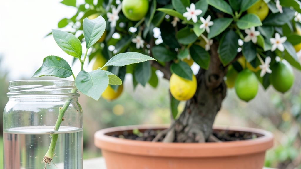 Lemon Plant Propagation: Layering Trick for Root Growth Without Pots
