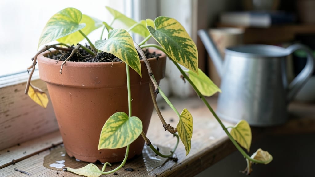 Overwatered Pothos Plant: Revive Droopy Leaves in 3 Simple Watering Fixes