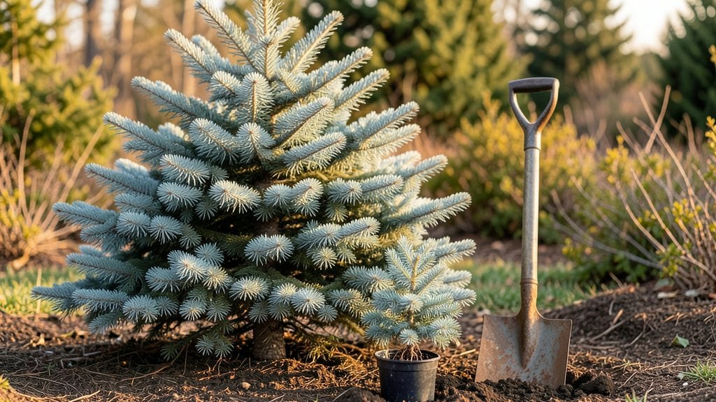 Blue Spruce Planting: Evergreen Privacy Screen in 5 Simple Steps