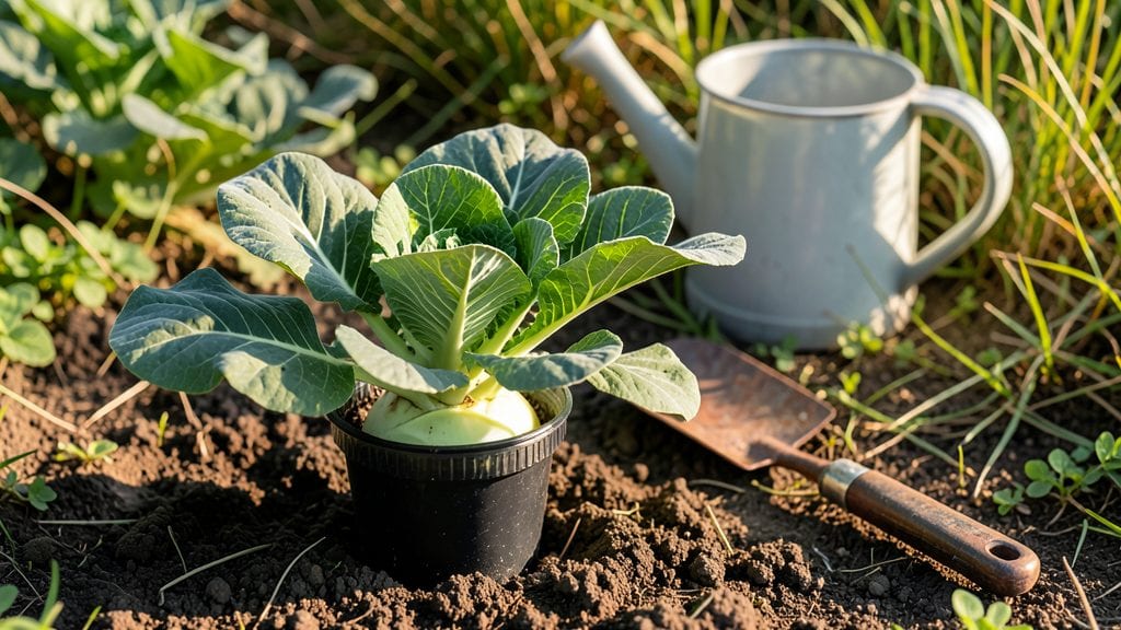 Planting Kohlrabi Seedlings: Root-Growth Secrets for Compact Gardens
