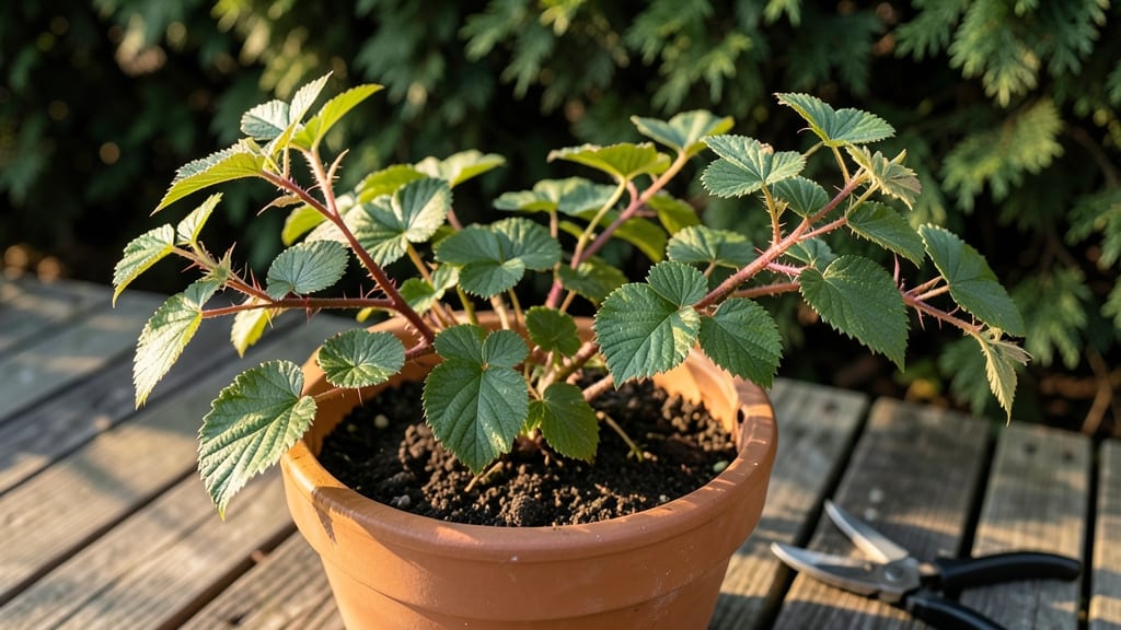 Potted Raspberry Plants: Year-Round Harvest With 3 Key Pruning Tricks