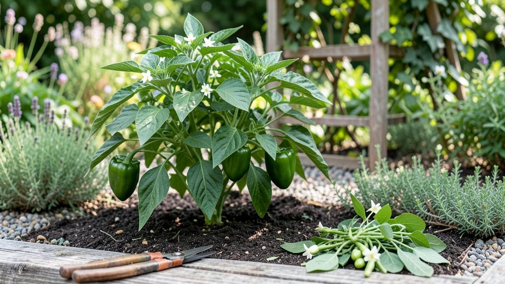 Pruning Green Pepper Plants: Year-Round Productivity With 3 Key Cuts