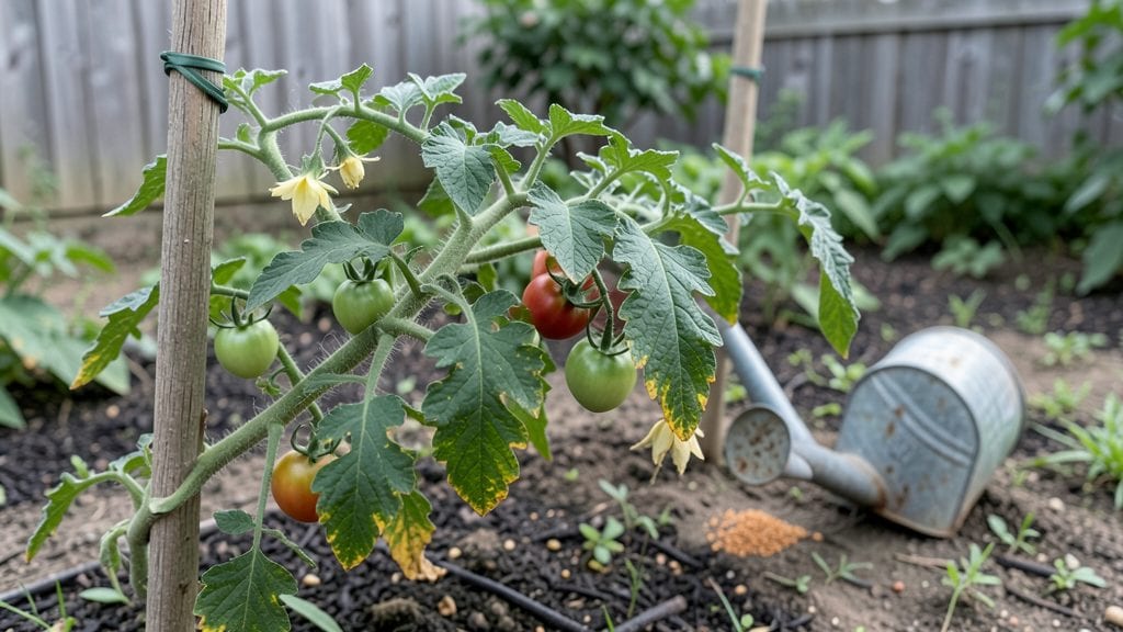 Tomato Plant Fertilizer Burn: Fix Over-Fertilized Leaves in 24 Hours