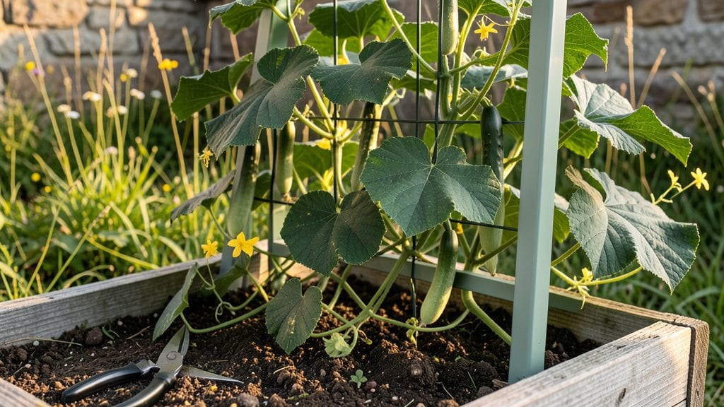 Trimming Cucumber Plants: Pruning Secrets for Bushier Vines and Higher Yields