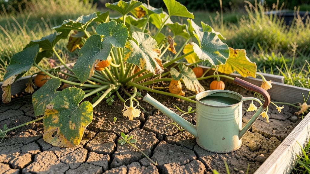 Underwatered Pumpkin Plants: Revive Wilted Vines in 3 Simple Watering Fixes