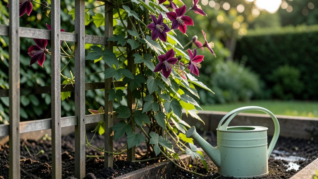 Watering Clematis Plants: Soil Moisture Secrets for Vibrant Blooms